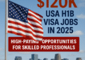 $120K USA H1B Visa Jobs in 2025 — High-Paying Opportunities for Skilled Professionals