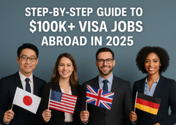 Step-by-Step Guide to $100K+ Visa Jobs Abroad in 2025