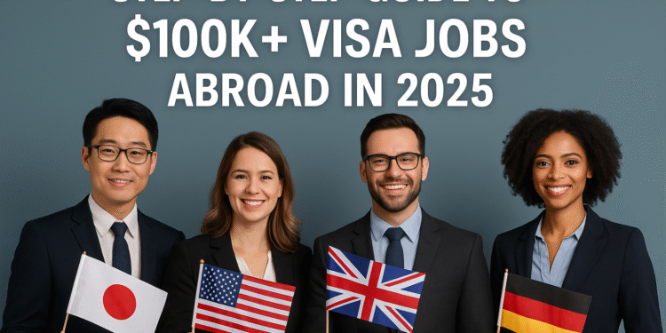 Step-by-Step Guide to $100K+ Visa Jobs Abroad in 2025